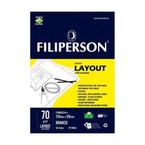 Bloco Layout A4+ Filiperson 70g C/ Margem 50 Folhas FP01644 Bloco Layout A4+ Filiperson 70g C/ Margem 50 Folhas FP01644