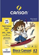 Bloco Layout branco A3 140 g/m2 - 20 folhas - Canson
