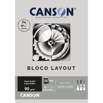 Bloco Layout Canson 90g A4 50 Fls Bloco Layout Canson 90g A4 50 Fls
