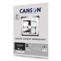 Bloco Layout Canson Margeado 90g A3 50 Fls Bloco Layout Canson Margeado 90g A3 50 Fls