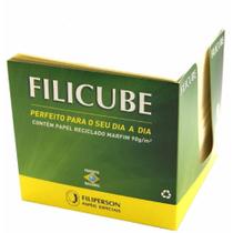 Bloco lembrete 86x86 filicube rec marf 650f / bl / filipaper