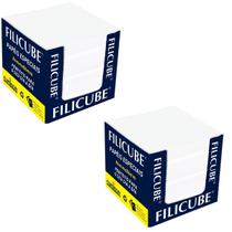 Bloco Lembrete Recado Kit 2un Filicube 8x8 Branco Filiperson Bloco Lembrete Recado Kit 2un Filicube 8x8 Branco Filiperson