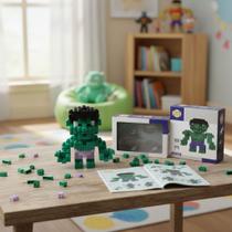 Bloco Mágico de Montar Hulk Filme Marvel Heroi Brinquedo