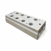Bloco manifold 4 estacoes r.1/4