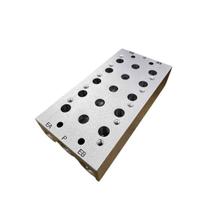 BLOCO MANIFOLD 5 ESTACOES R.1/8 para valvula vv5y BLOCO MANIFOLD 5 ESTACOES R.1/8 para valvula vv5y