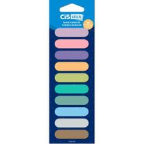 Bloco Marcador Adesivo CIS ST0200 10 Modelos, 20 Folhas por Bloco