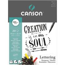 Bloco Marker Lettering 20 folhas A4+ 180g/m² Canson