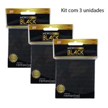 Bloco Memos Autoadesivos Removível (kit com 3 unidades)