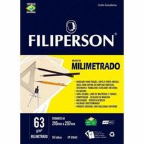 Bloco Milimetrado A4 63Gr 1640 - Filiperson