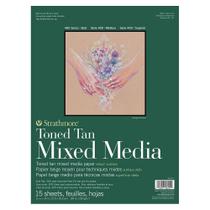 Bloco Mix Media Toned Tan 27,9x35,6 15f Strathmore
