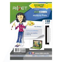 Bloco Moldura Preta A4+ 120 Gramas c/ 35 Folhas - Eco Cores - Ridet