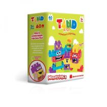 Bloco Montar Tand Kids Monstrinho 48 Pcs - Toyster 2587 Bloco Montar Tand Kids Monstrinho 48 Pcs - Toyster 2587