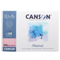 Bloco Montval Canson Aquarela A4 C/12 Folhas 300 G/m² Bloco Montval Canson Aquarela A4 C/12 Folhas 300 G/m²