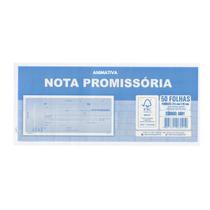 Bloco Nota Promissória Amarela Grande 20 blocos c/50 Folhas