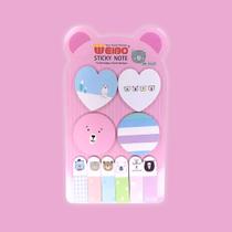Bloco Notas Adesivas Animais Anotações Marca Página Bichinhos Fofos - Weibo