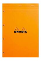 Bloco Notas Quadriculado Rhodia Refil Fichário 21x31cm 80g Bloco Notas Quadriculado Rhodia Refil Fichário 21x31cm 80g