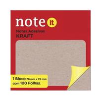 Bloco Note It Notas Adesivas Kraft 76x76mm 100 Folhas Molin