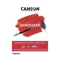 Bloco Oleo & Acrilico Graduate Canson 290 g/m² A4 20 Fls Bloco Oleo & Acrilico Graduate Canson 290 g/m² A4 20 Fls