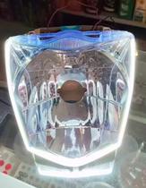 Bloco Óptico Bloco Farol Titan Fan Start 150 160 Com Drl Led Bloco Óptico Bloco Farol Titan Fan Start 150 160 Com Drl Led
