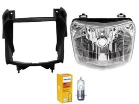 Bloco Optico, Carcaça Farol, Lâmpada Bros 150 2009 Á 2012