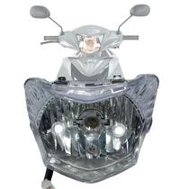 Bloco óptico farol completo com lâmpada de led smartfox shineray jet 49 50 125 jet x Bloco óptico farol completo com lâmpada de led smartfox shineray jet 49 50 125 jet x