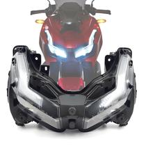 Bloco óptico farol completo com lâmpada led smartfox honda adv 150 2021 2022 2023