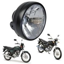 Bloco óptico farol completo com lâmpada smartfox honda cg titan 125 cg fan 125
