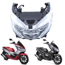 Bloco óptico farol de led completo com lâmpada smartfox honda pcx 150 2019-2022