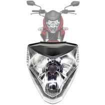 Bloco óptico farol frontal sem lâmpada smartfox honda cb300r cb 300r 2009 - 2015 Bloco óptico farol frontal sem lâmpada smartfox honda cb300r cb 300r 2009 - 2015