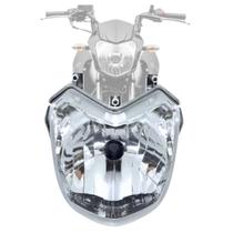 Bloco óptico farol frontal sem lâmpada yamaha ybr factor 125i 2017 - 2024 Bloco óptico farol frontal sem lâmpada yamaha ybr factor 125i 2017 - 2024