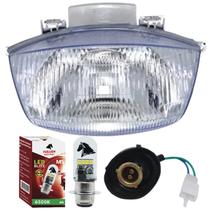 Bloco Óptico Farol, Lampada Led, Soquete Biz 100 98 Á 05 Bloco Óptico Farol, Lampada Led, Soquete Biz 100 98 Á 05