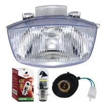 Bloco Óptico Farol, Lampada Led, Soquete Biz 100 98 Á 05 Bloco Óptico Farol, Lampada Led, Soquete Biz 100 98 Á 05