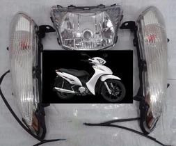 Bloco optico Farol + Par Pisca Seta Biz 125 2011 2012 2013 2014 2015