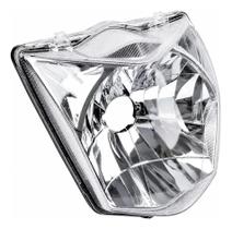 Bloco Óptico Farol Titan Fan CG 150 160 Lente Cristal e Refletor Cromado Bloco Óptico Farol Titan Fan CG 150 160 Lente Cristal e Refletor Cromado