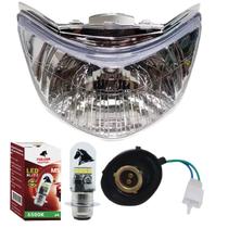 Bloco Optico + Lampada Led + Soquete Biz 100 06 Á 10 Bloco Optico + Lampada Led + Soquete Biz 100 06 Á 10