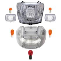 Bloco Optico, Lente Pisca, Lanterna Cristal Pop 100 07 Á 15