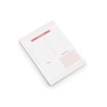 Bloco Organizador Check List - Pink Stone