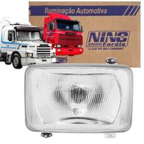 Bloco Ótico Farol Dianteiro para Scania T/R 112 / 113 / 142 / 143 - Nino - LD / LE (537014)