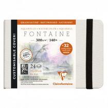 Bloco Papel Aquarela Fontaine 100% Algodão 10x15 Ed Customizada