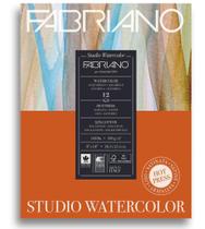 Bloco Papel Aquarela Studio Ts Fabriano 300g 20,3x25,4 12 Fl