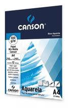 Bloco Papel Canson Aquarela A4 300g 12 Folhas