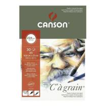Bloco Papel Canson Bl Grain Fino C À Grain 224gr A5 30 Folhas - 400060620
