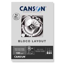 Bloco Papel Canson Bl Lauyout Sulfite 180gr A4 20 Folhas - 66667027 Bloco Papel Canson Bl Lauyout Sulfite 180gr A4 20 Folhas - 66667027