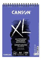 Bloco Papel Canson BL XL MIX Media 300gr A4 30 Folhas - 7215