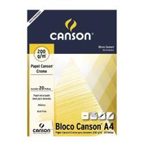Bloco Papel Canson Desenho 200g A4 bloco c/20fls