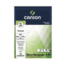 Bloco Papel CANSON Layout Margeado A4+ 90g/m2