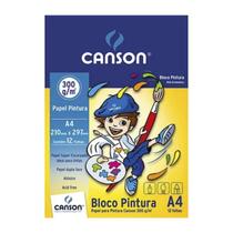Bloco Papel Canson Pintura 12 Folhas A4 300g Bloco Papel Canson Pintura 12 Folhas A4 300g