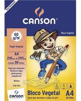 Bloco Papel Canson Vegetal Liso A4 - 60g - 50 Folhas Bloco Papel Canson Vegetal Liso A4 - 60g - 50 Folhas