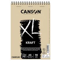 Bloco Papel Canson Xl Kraft 40fls A5 90g