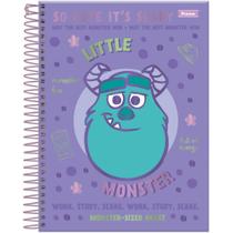 Bloco Papel de Carta Monstros S. A. Capa Dura 80 Folhas Pacote com 4